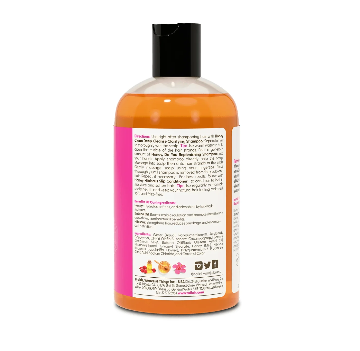 Taliah Waajid Honey Dew You Replenishing Shampoo โ 12 oz - Image 2