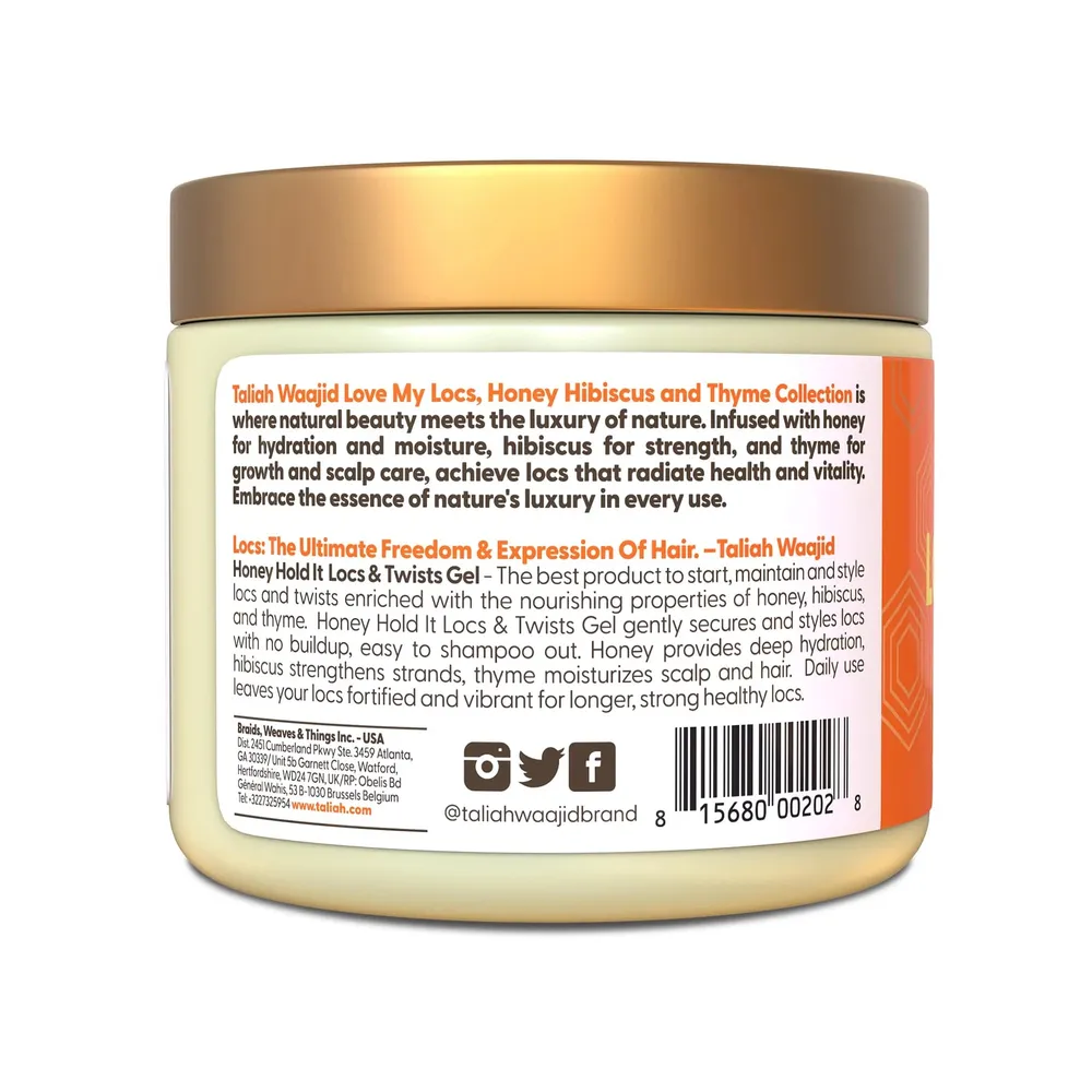 Taliah Waajid Honey Hold It Locs & Twists Gel – 16oz - Image 3