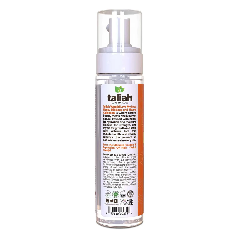 Taliah Waajid Honey Set Loc Setting Mousse – 8oz - Image 2