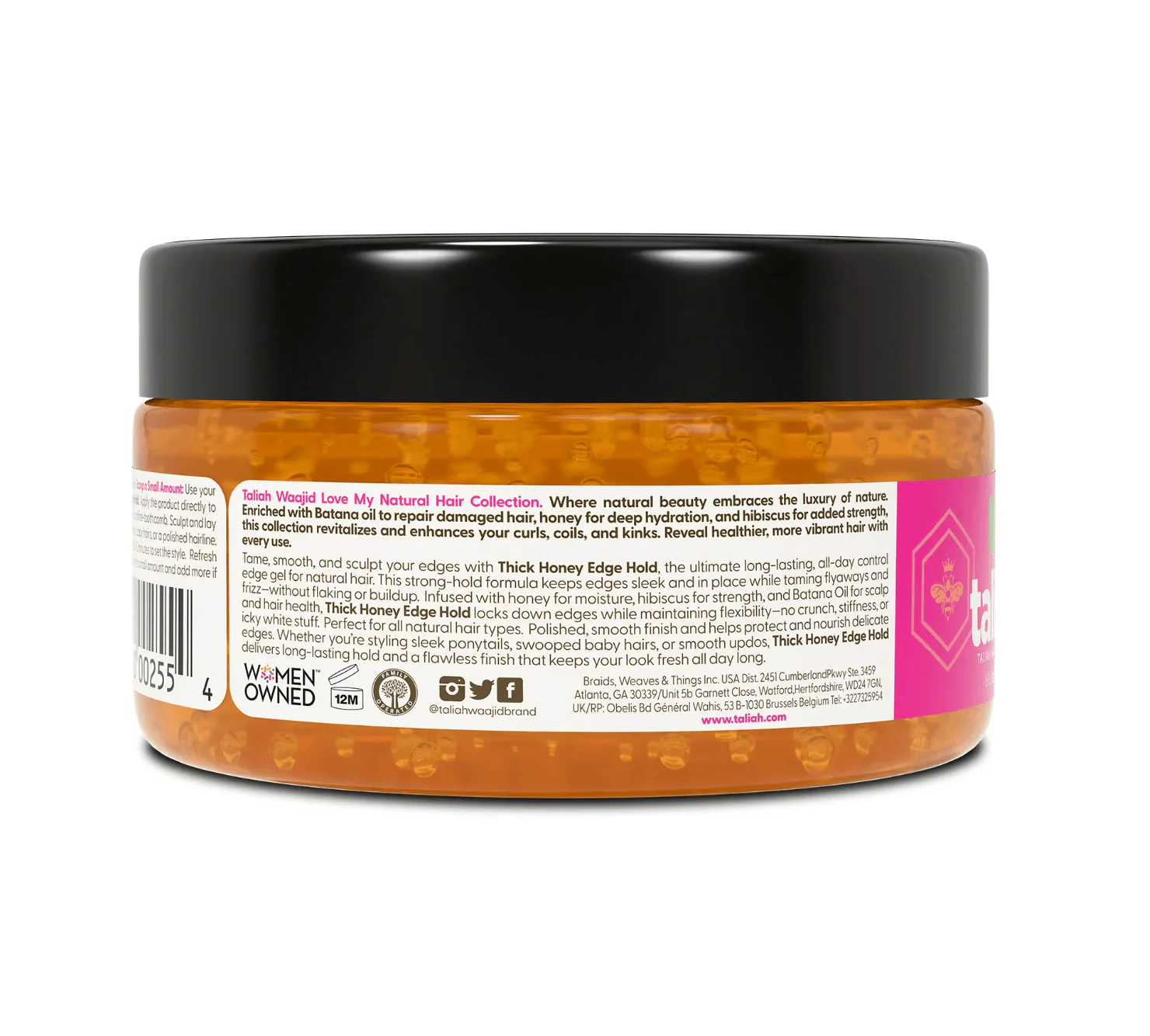 Taliah Waajid Honey Thick Edge Hold โ 8 oz - Image 3