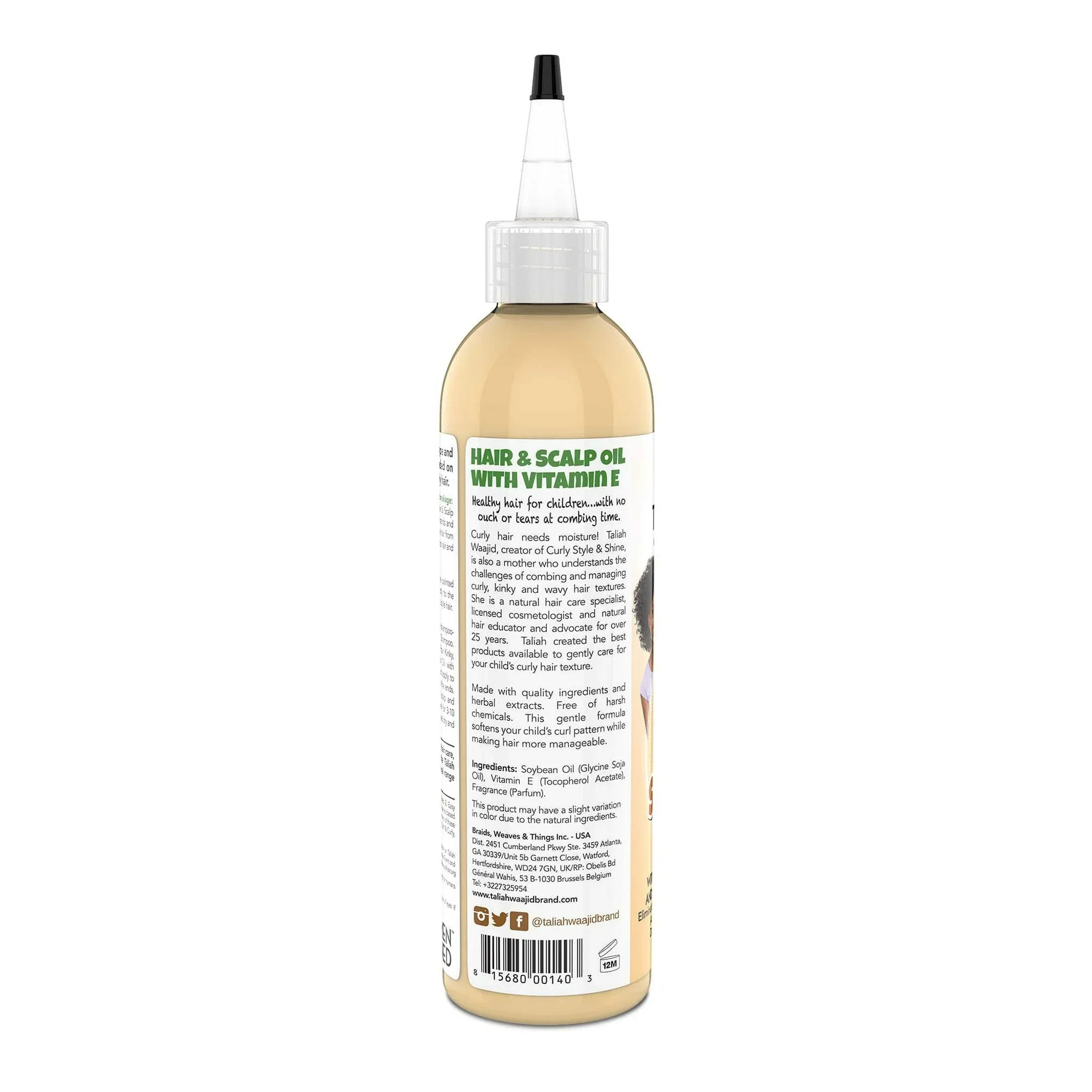 Taliah Waajid Kinky Wavy Natural Hair Scalp Oil – 8 oz - Image 3