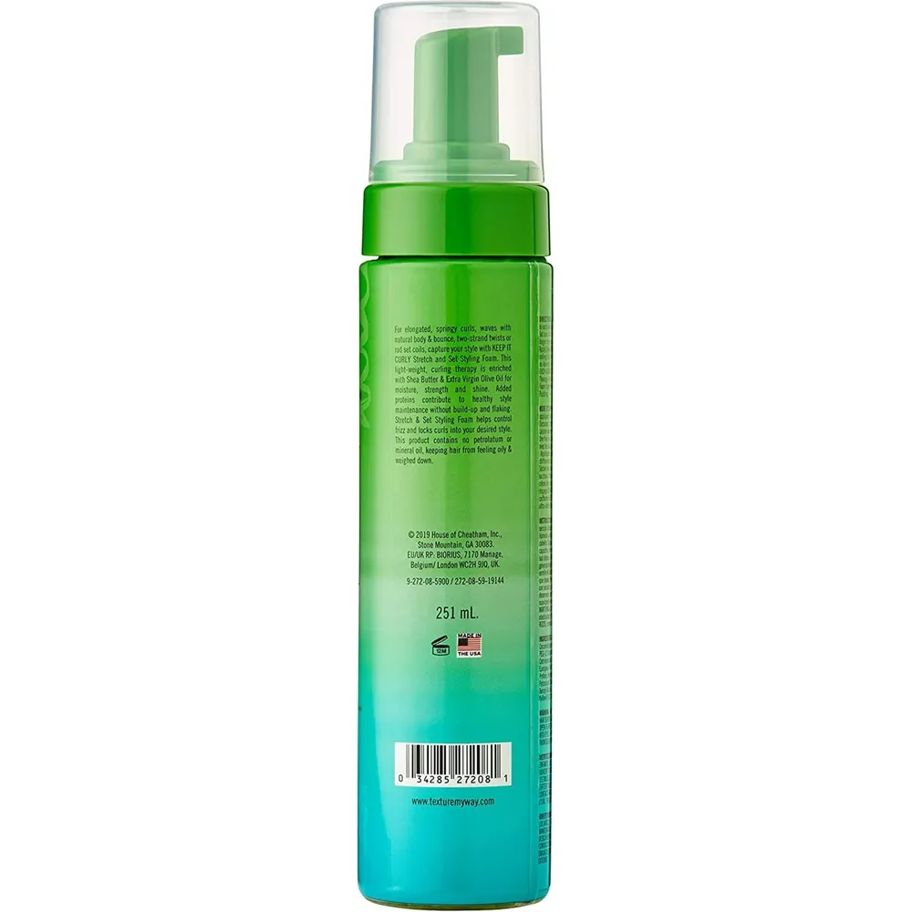 Texture My Way Keep It Curly Stretch & Set Styling Foam โ 8.5oz - Image 2
