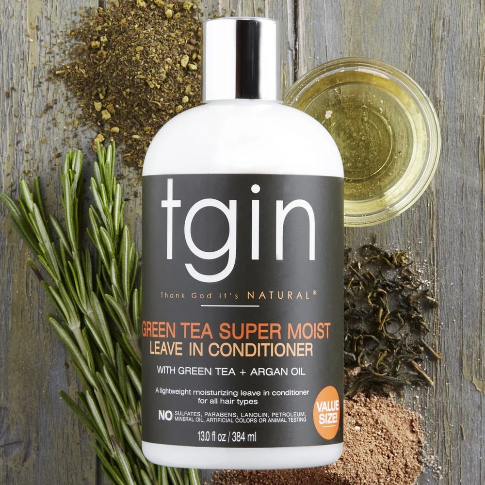 TGIN Green Tea Super Moist Leave-In Conditioner - 13 oz - Image 2