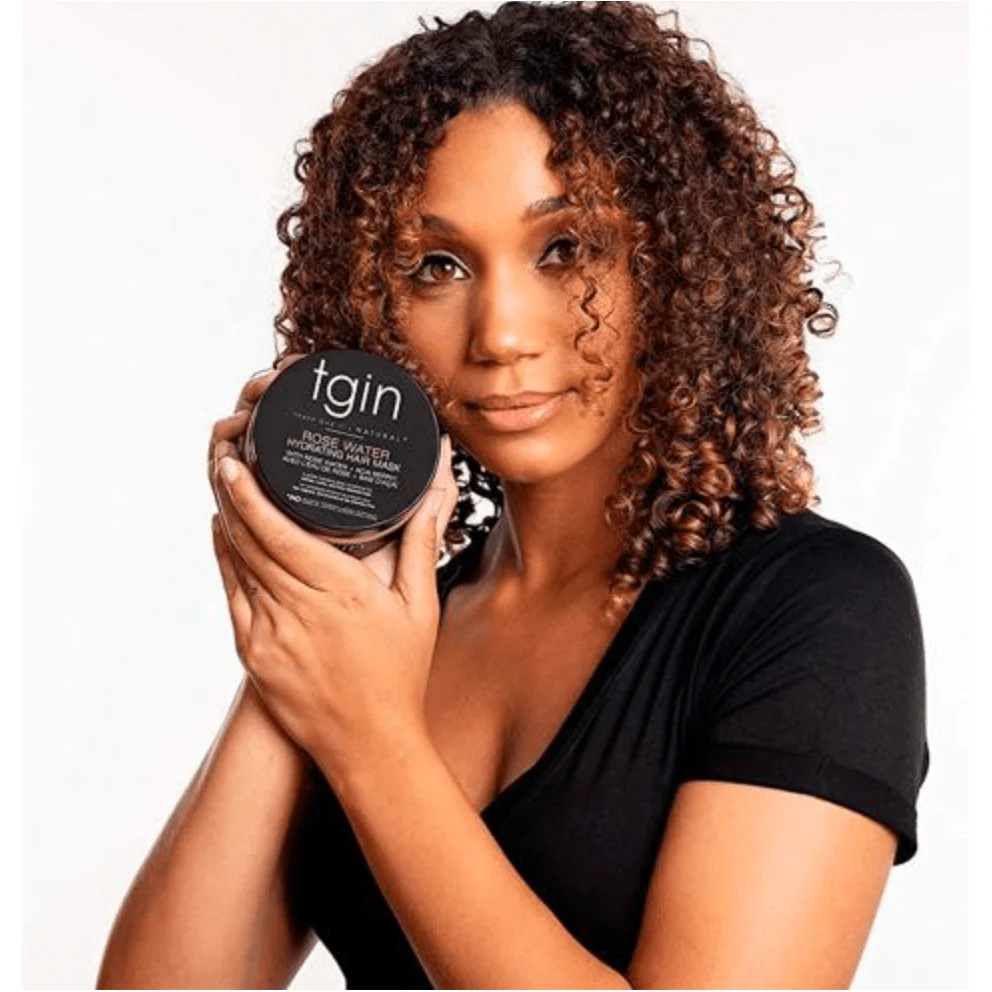 TGIN Rose Water Hydrating Hair Mask – 12 oz - Image 5
