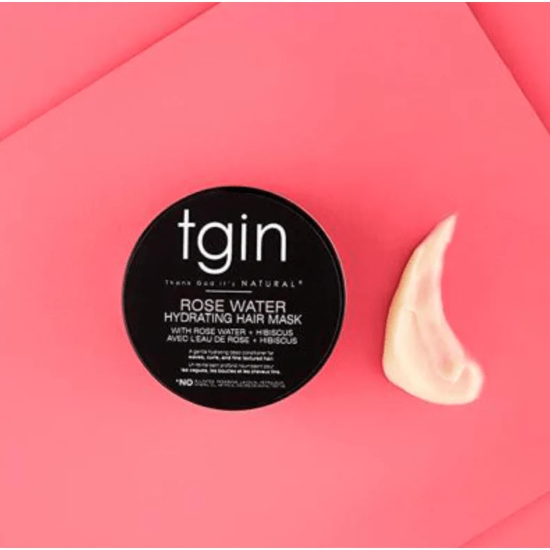 TGIN Rose Water Hydrating Hair Mask – 12 oz - Image 6