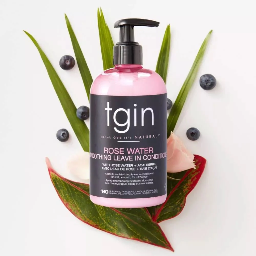 TGIN Rose Water Smoothing Leave-In Conditioner ā 13 oz