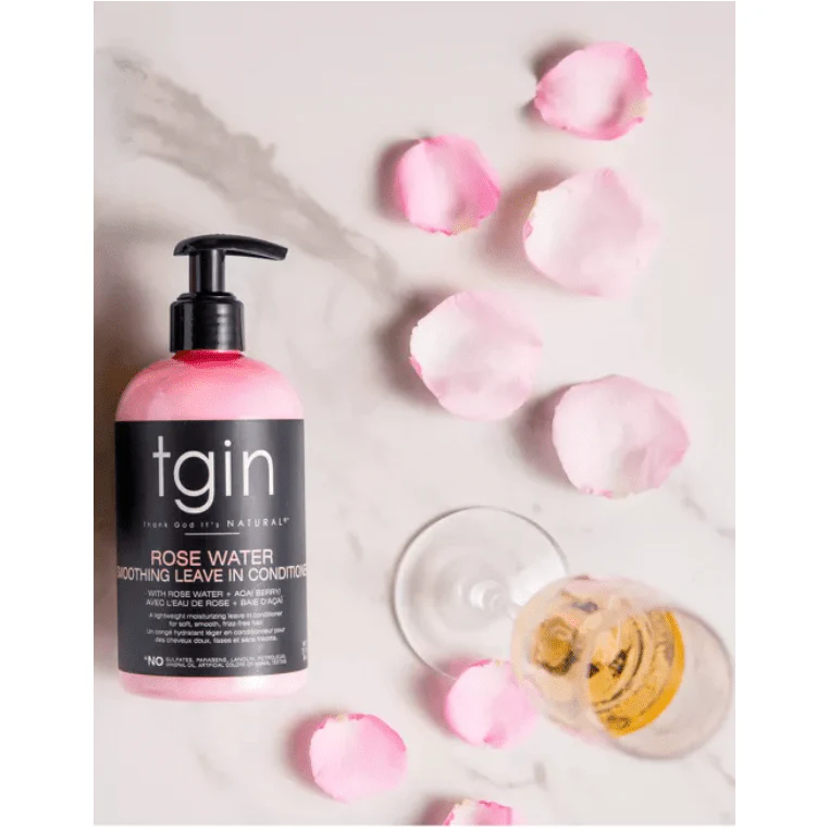 TGIN Rose Water Smoothing Leave-In Conditioner ā 13 oz - Image 4