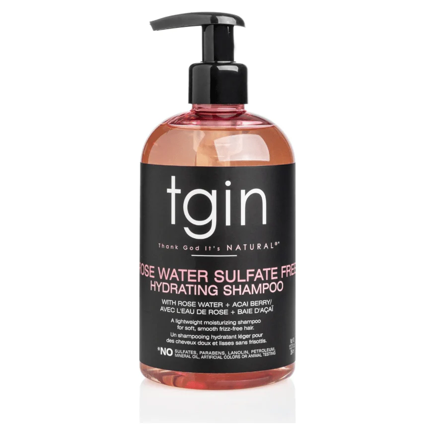 TGIN Rose Water Sulfate-Free Hydrating Shampoo ā 13 oz - Image 2
