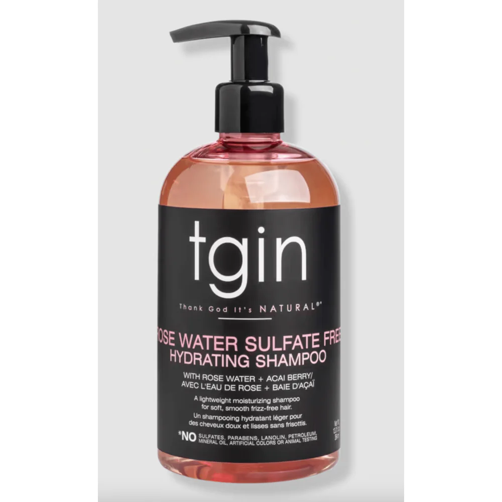 TGIN Rose Water Sulfate-Free Hydrating Shampoo ā 13 oz - Image 3