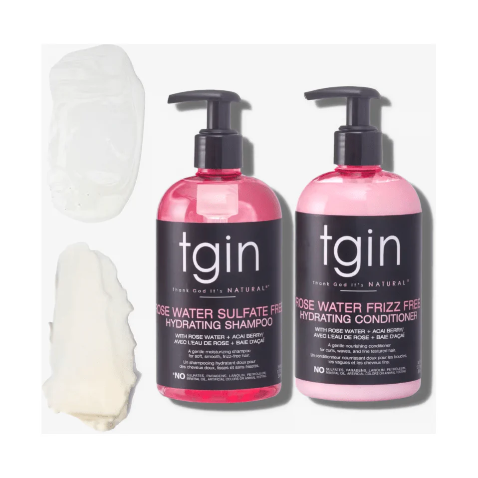 TGIN Rose Water Sulfate-Free Hydrating Shampoo ā 13 oz - Image 5