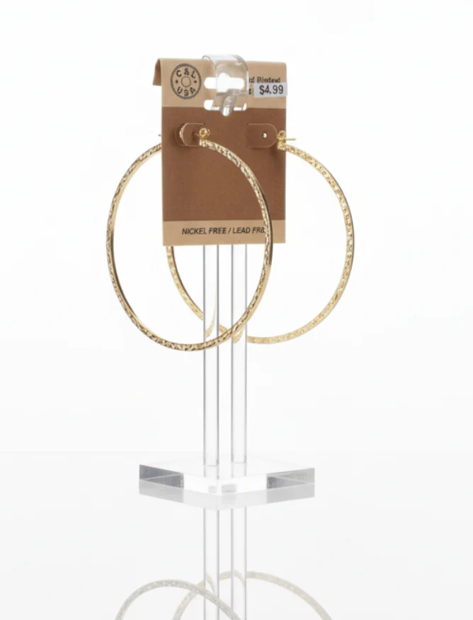 The C&L Fashion Jewelry Pincatch Earrings - Gold - Image 6