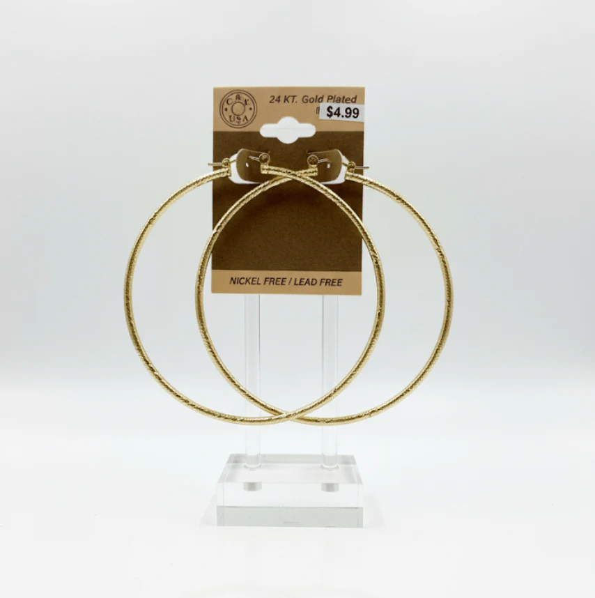 The C&L Fashion Jewelry Pincatch Earrings - Gold - Image 9