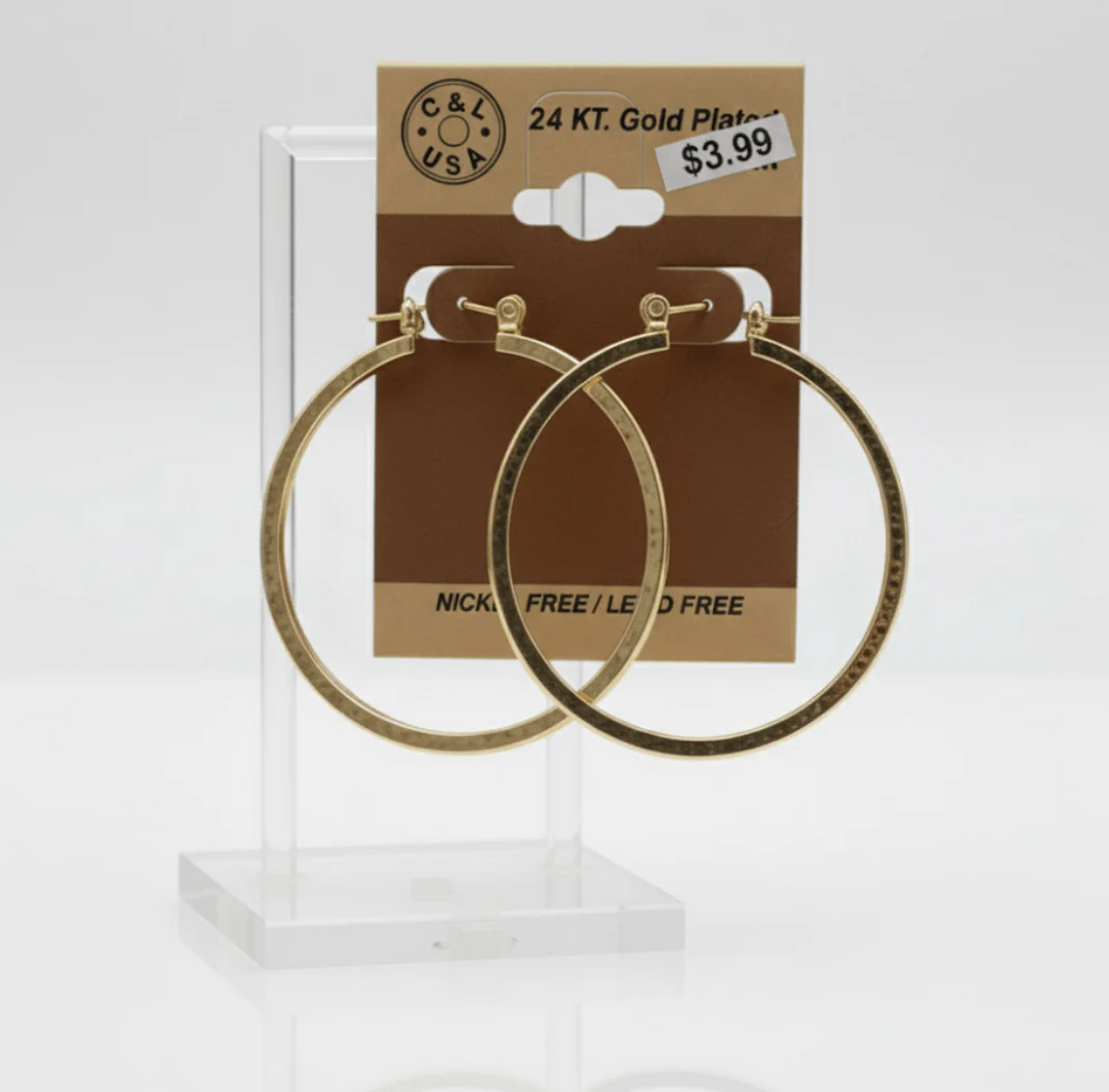 The C&L Fashion Jewelry Pincatch Earrings - Gold - Image 11