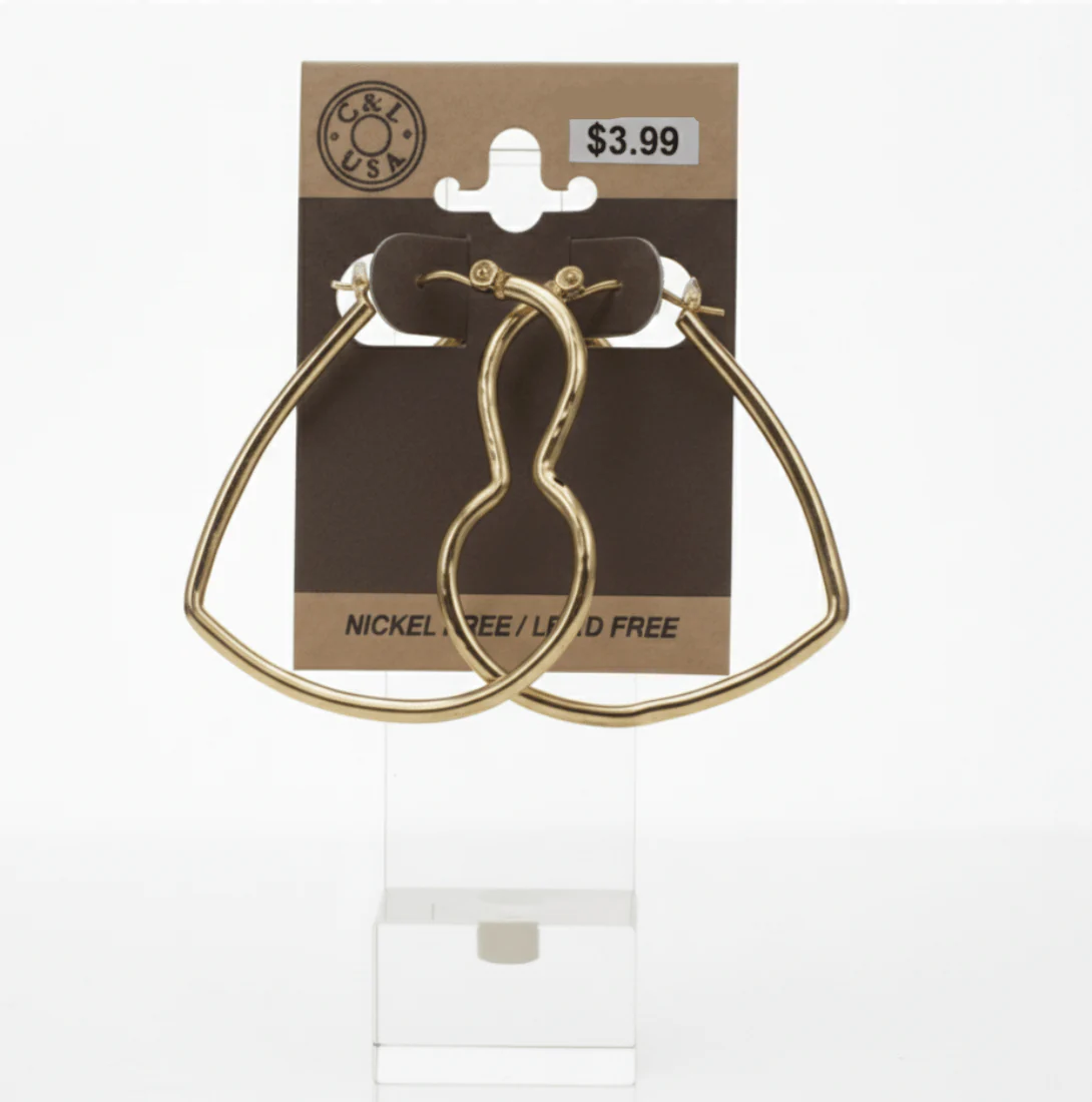 The C&L Fashion Jewelry Pincatch Earrings - Gold - Image 19