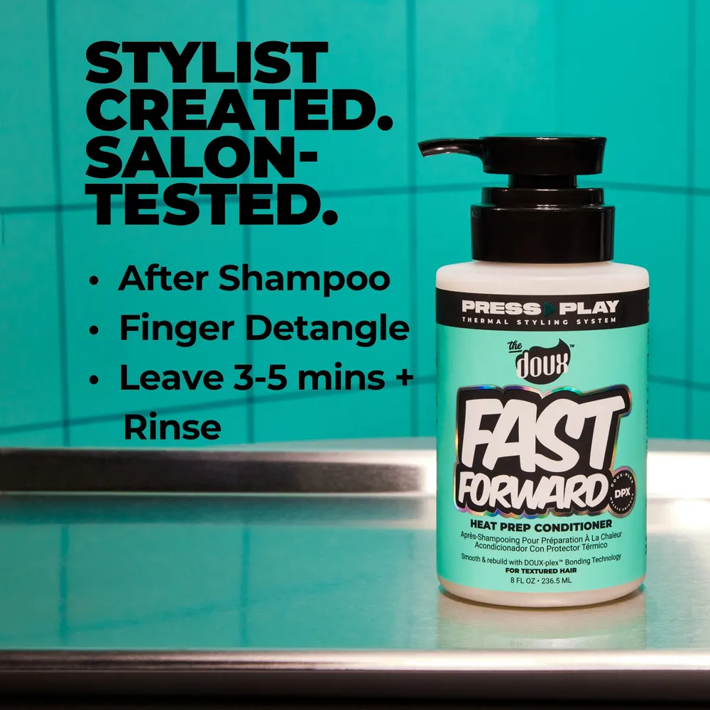 The Doux Press Rewind Shampoo and Fast Forward Conditioner Set - 8 oz - Image 8