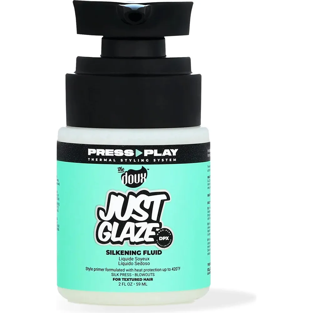 The Doux Just Glaze Silkening Fluid Heat Protectant - 2 oz - Image 3