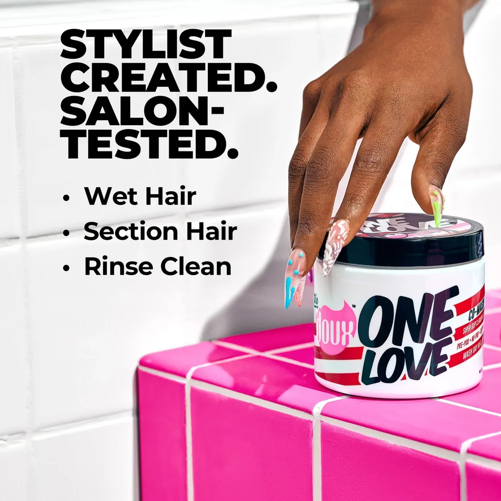 The Doux One Love Co-Wash - Cleansing Conditioner 16 oz - Image 3