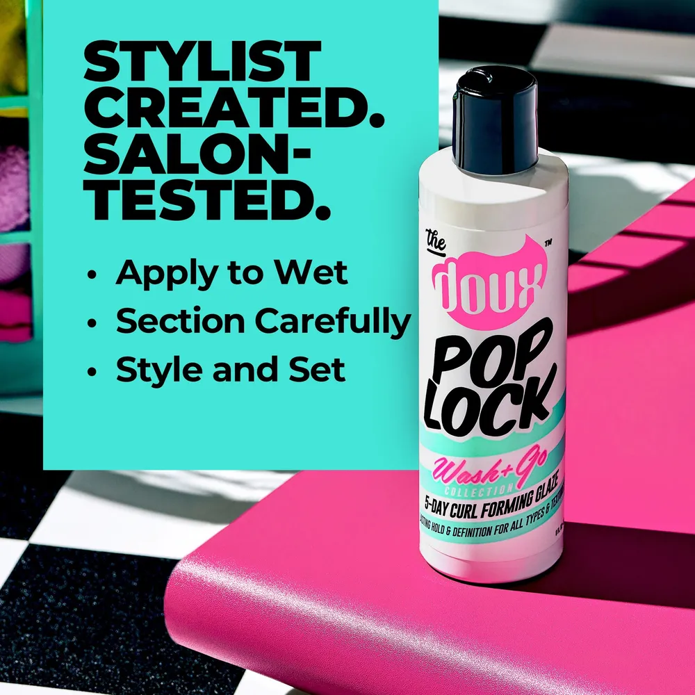 The Doux Pop Lock Curl Forming Glaze β 8 oz - Image 2