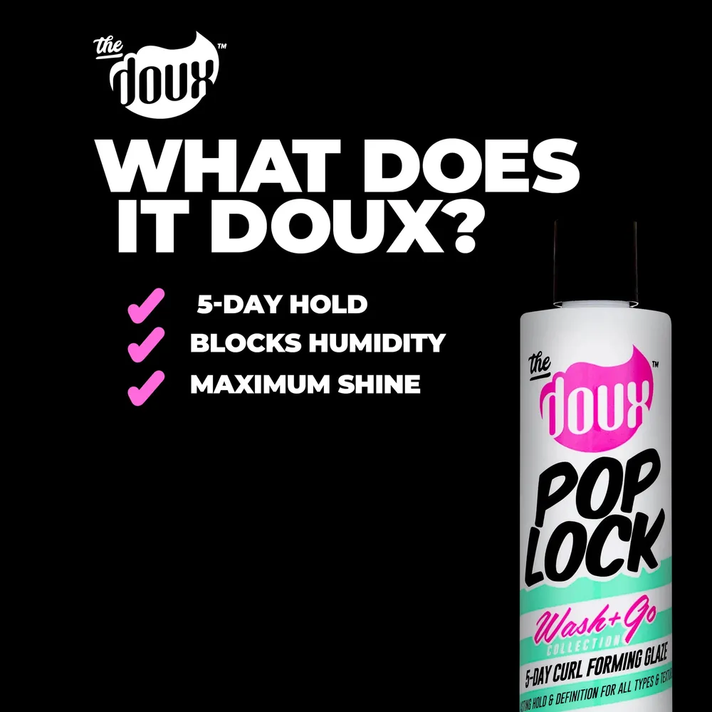 The Doux Pop Lock Curl Forming Glaze β 8 oz - Image 3
