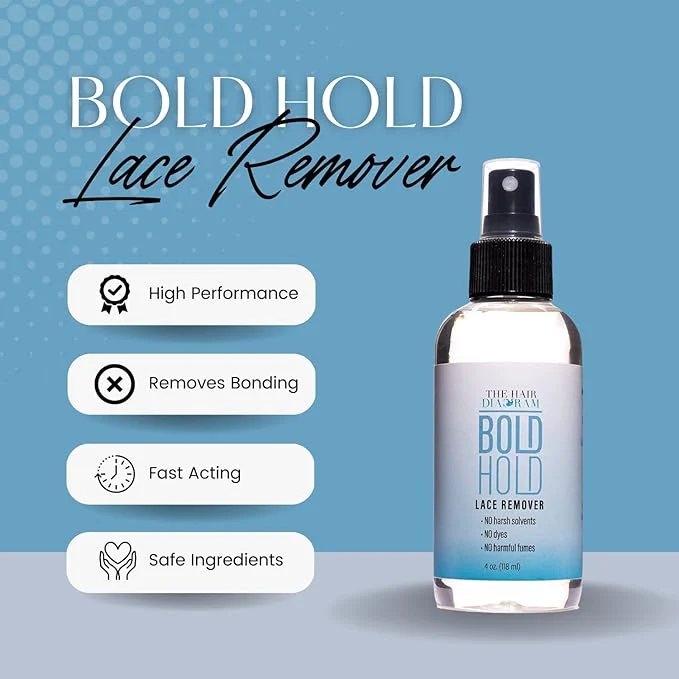 The Hair Diagram Bold Hold Lace Remover Spray - 4 Oz - Image 4