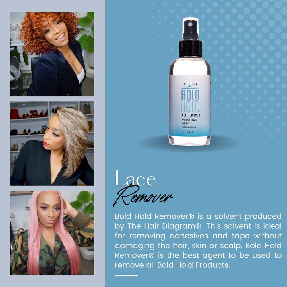 The Hair Diagram Bold Hold Lace Remover Spray - 4 Oz - Image 6