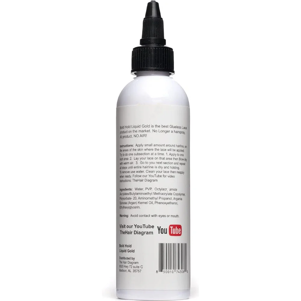 The Hair Diagram Bold Hold Liquid Gold Reloaded Lace Gel - 8oz - Image 2