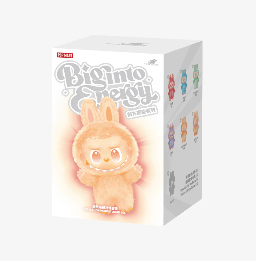 The Labubu Big into Energy Vinyl Plush Pendant - Blind Box