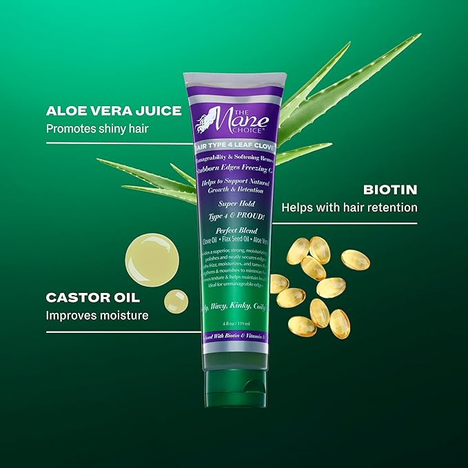 The Mane Choice 4 Leaf Clover Edge Control Gel โ 4 oz - Image 2