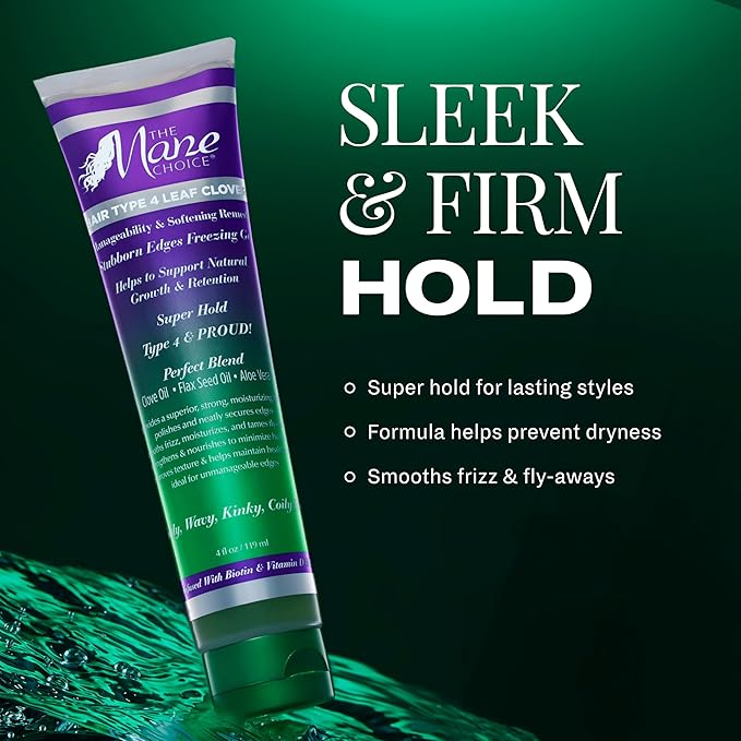 The Mane Choice 4 Leaf Clover Edge Control Gel โ 4 oz - Image 4