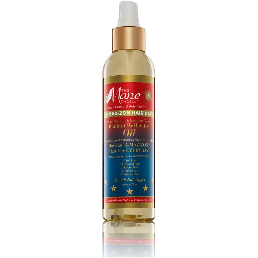 The Mane Choice A-MAZ-ZON Hair Day! Radiant Reflective Oil 6oz - Image 2