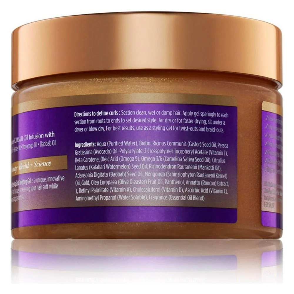 The Mane Choice Ancient Egyptian 24 Karat Glistening Gold Twisting Gel 12oz - Image 3