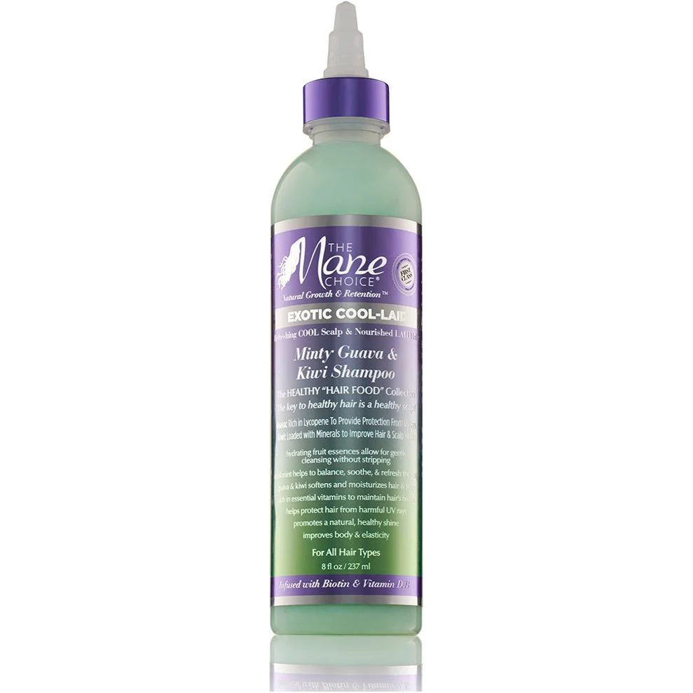 The Mane Choice Exotic Cool-Laid Minty Guava & Kiwi Shampoo 8oz - Image 2
