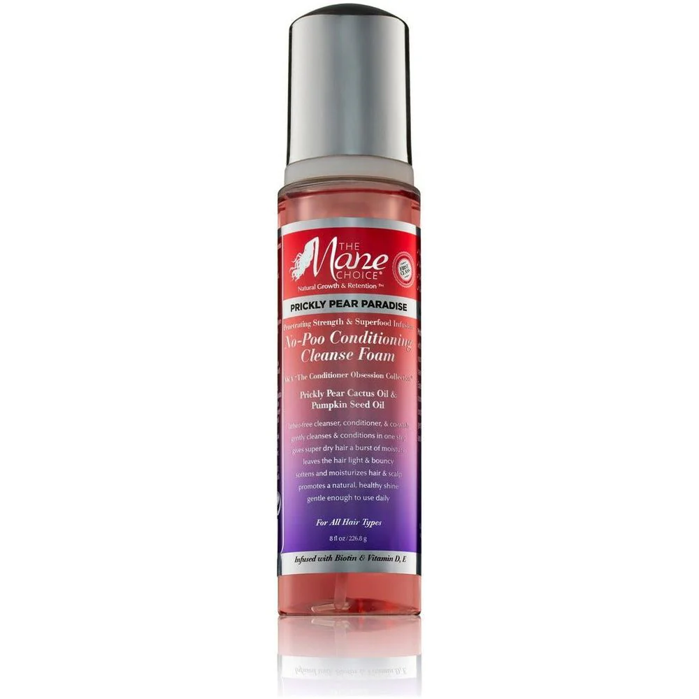 The Mane Choice Prickly Pear Paradise No-Poo Conditioning Cleanse Foam 8oz