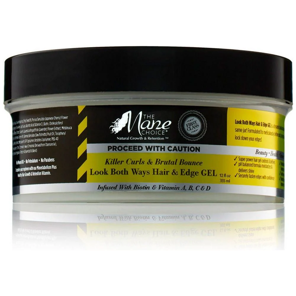 The Mane Choice Proceed with Caution Look Both Ways Hair & Edge Gel 12oz - Image 2