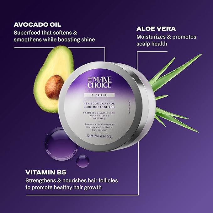 The Mane Choice The Alpha 48H Edge Control – 2 oz - Image 5