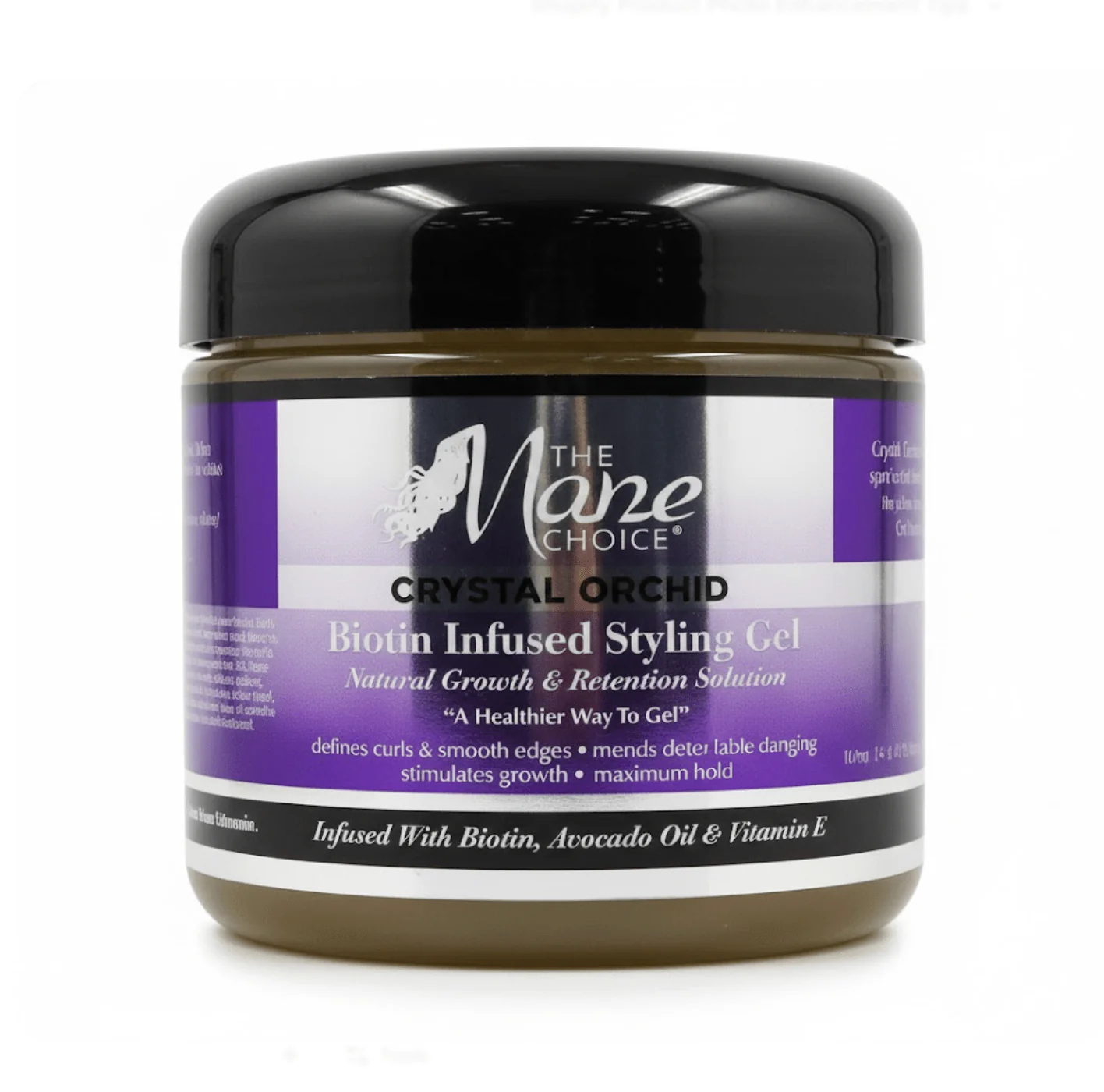 The Mane Choice The Alpha Crystal Orchid Biotin Infused Styling Gel 12oz