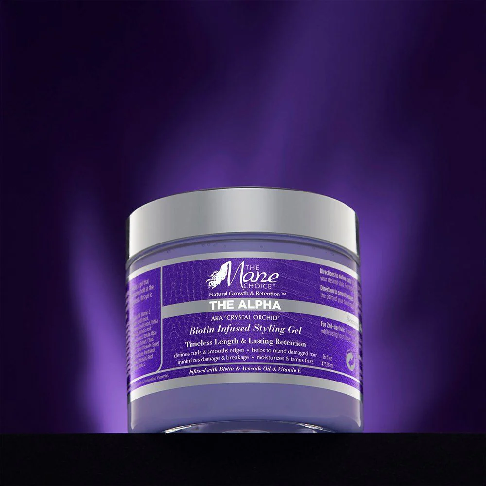 The Mane Choice The Alpha Crystal Orchid Biotin Infused Styling Gel 12oz - Image 2