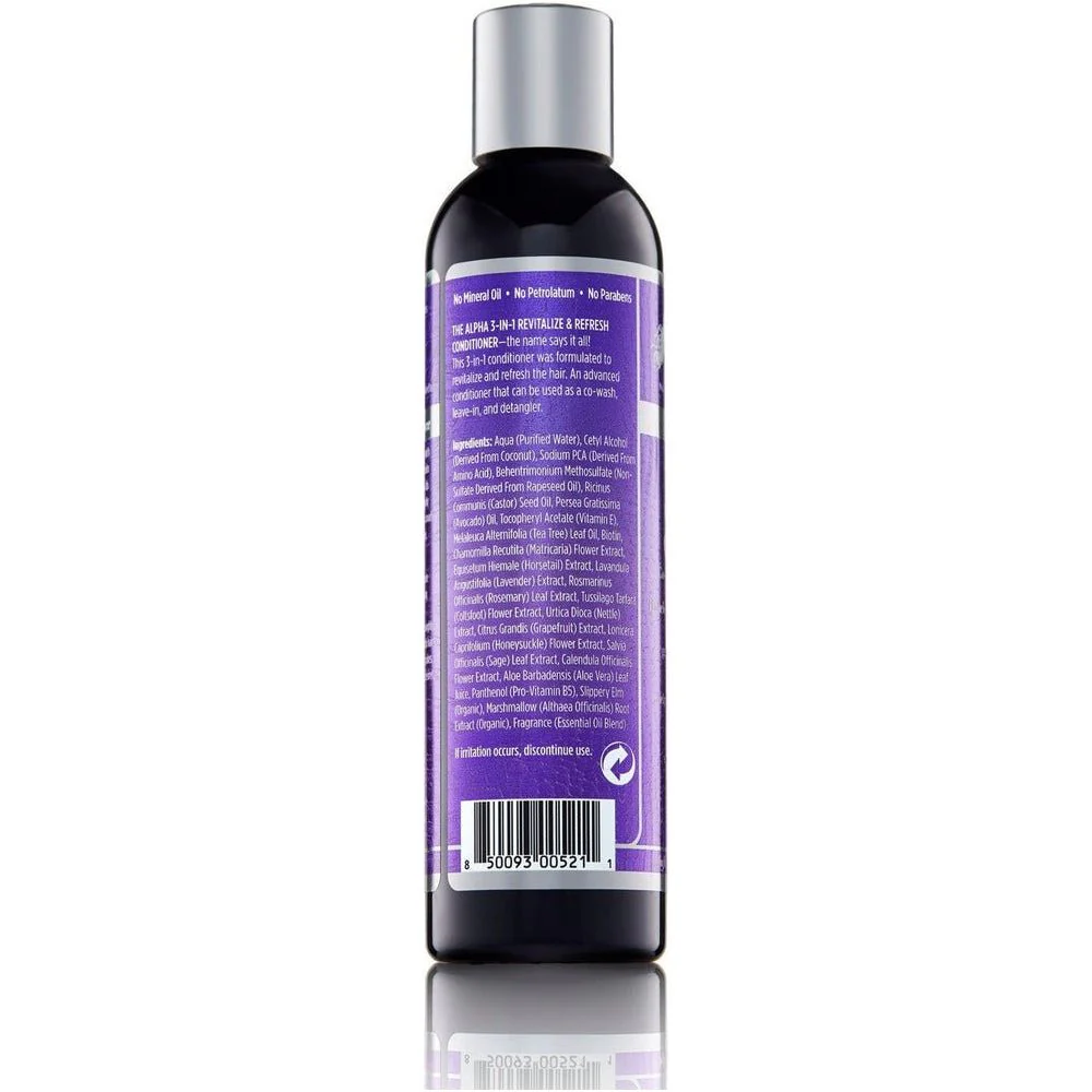 The Mane Choice Alpha 3-in-1 Co-Wash Detangler Leave-In Conditioner - Soft As Can Be 8oz - Image 3