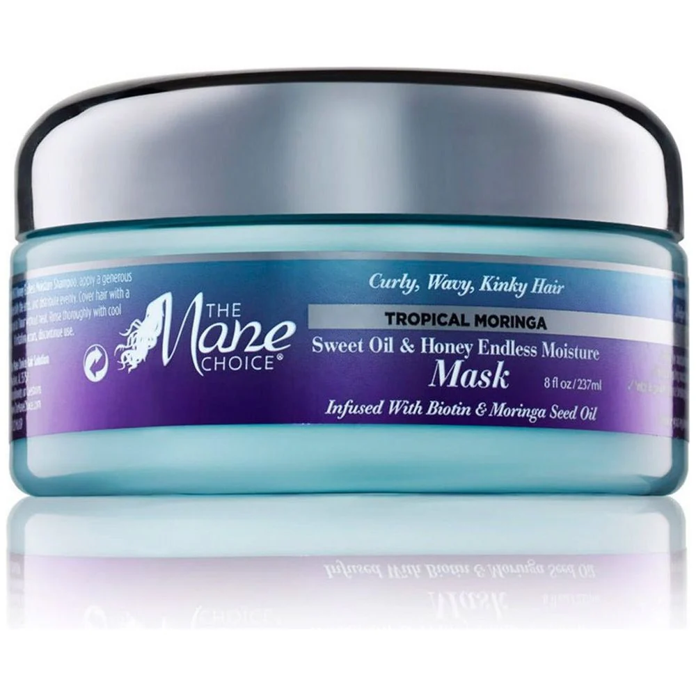 The Mane Choice Tropical Moringa Hair Mask - Sweet Oil and Honey 8oz