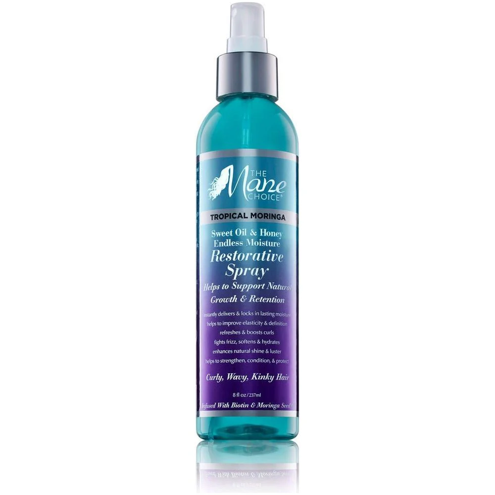 The Mane Choice Tropical Moringa Restorative Spray - Sweet Oil and Honey 8oz
