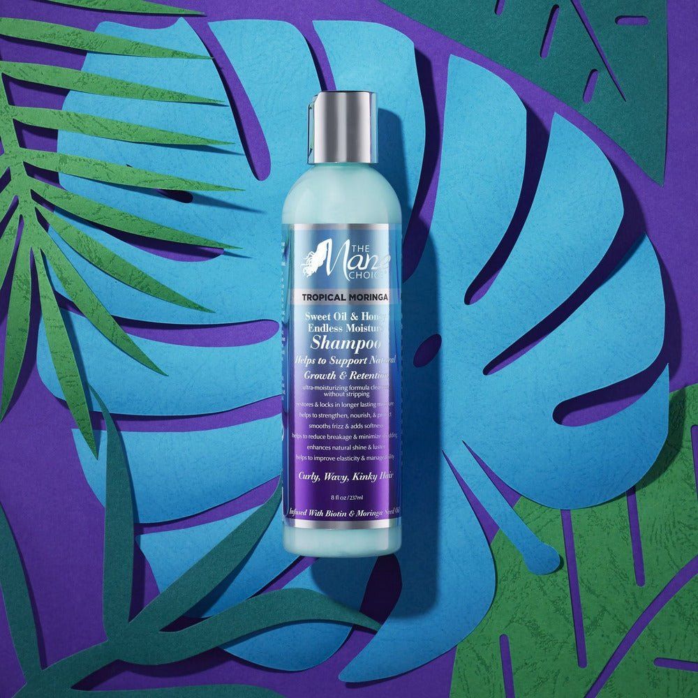 The Mane Choice Tropical Moringa Shampoo - Sweet Oil and Honey 8oz