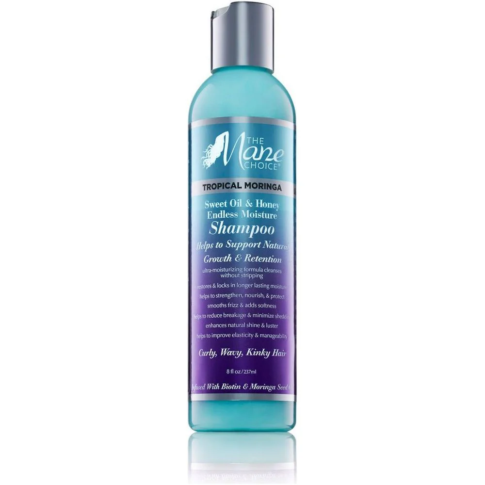 The Mane Choice Tropical Moringa Shampoo - Sweet Oil and Honey 8oz - Image 2