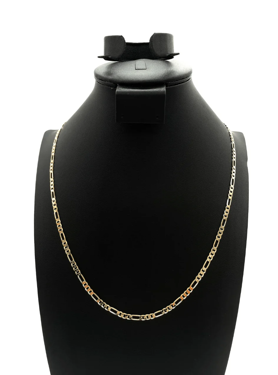 The One Jewelry 14K Chain Flat Cuban Necklace - Gold - Image 4