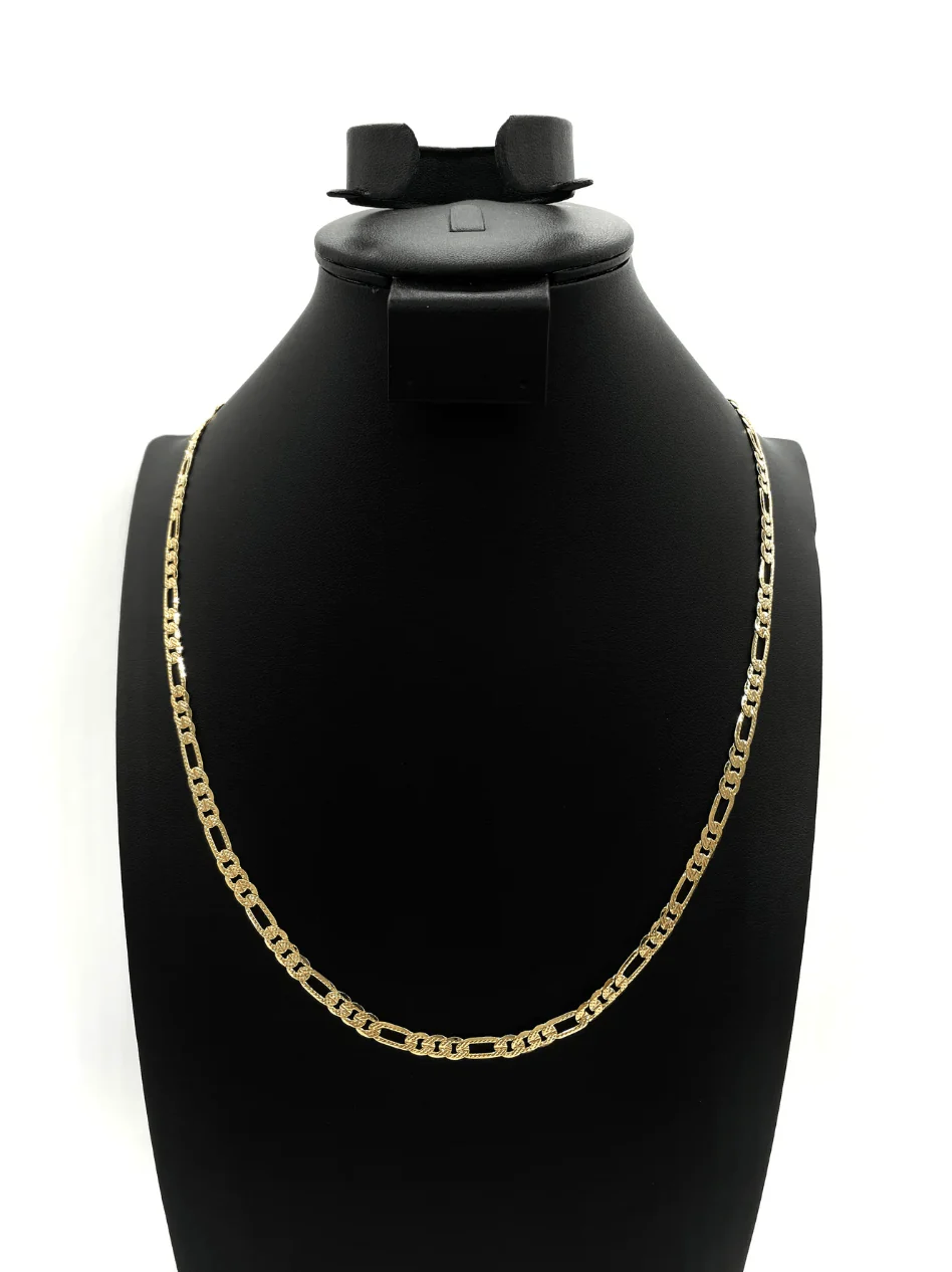 The One Jewelry 14K Chain Flat Cuban Necklace - Gold - Image 5