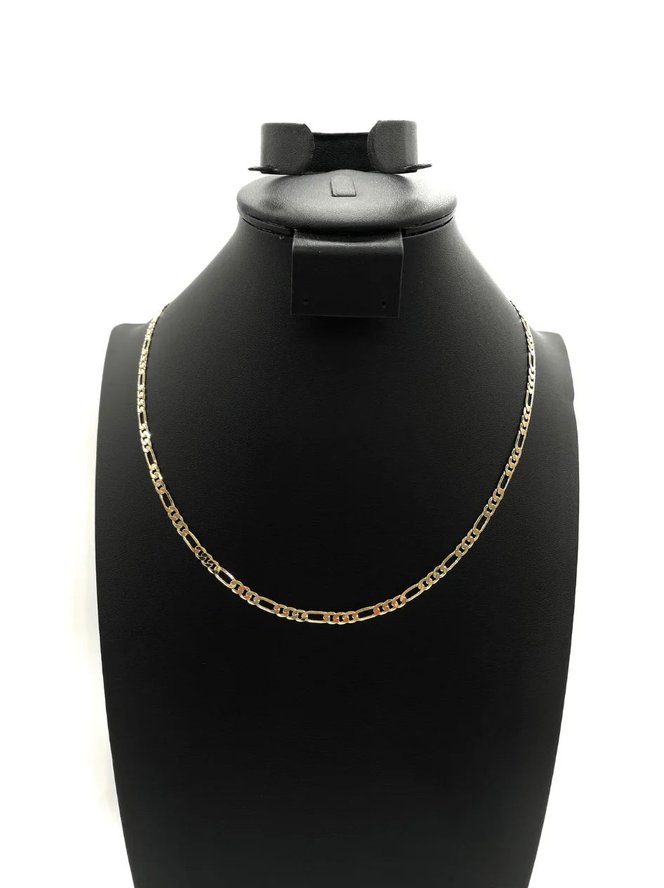 The One Jewelry 14K Chain Flat Cuban Necklace - Gold - Image 7