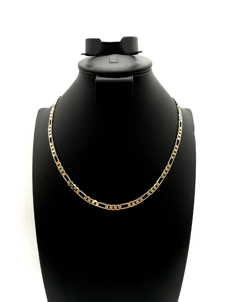 The One Jewelry 14K Chain Flat Cuban Necklace - Gold - Image 8