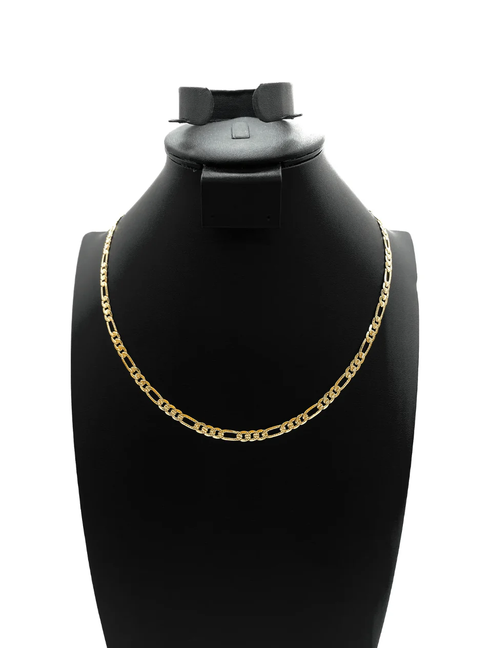 The One Jewelry 14K Chain Flat Cuban Necklace - Gold - Image 9