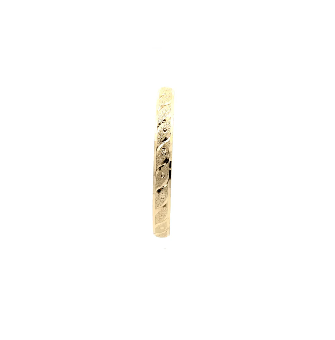 The One Jewelry 14k Indian Bangle Bracelet - Image 12