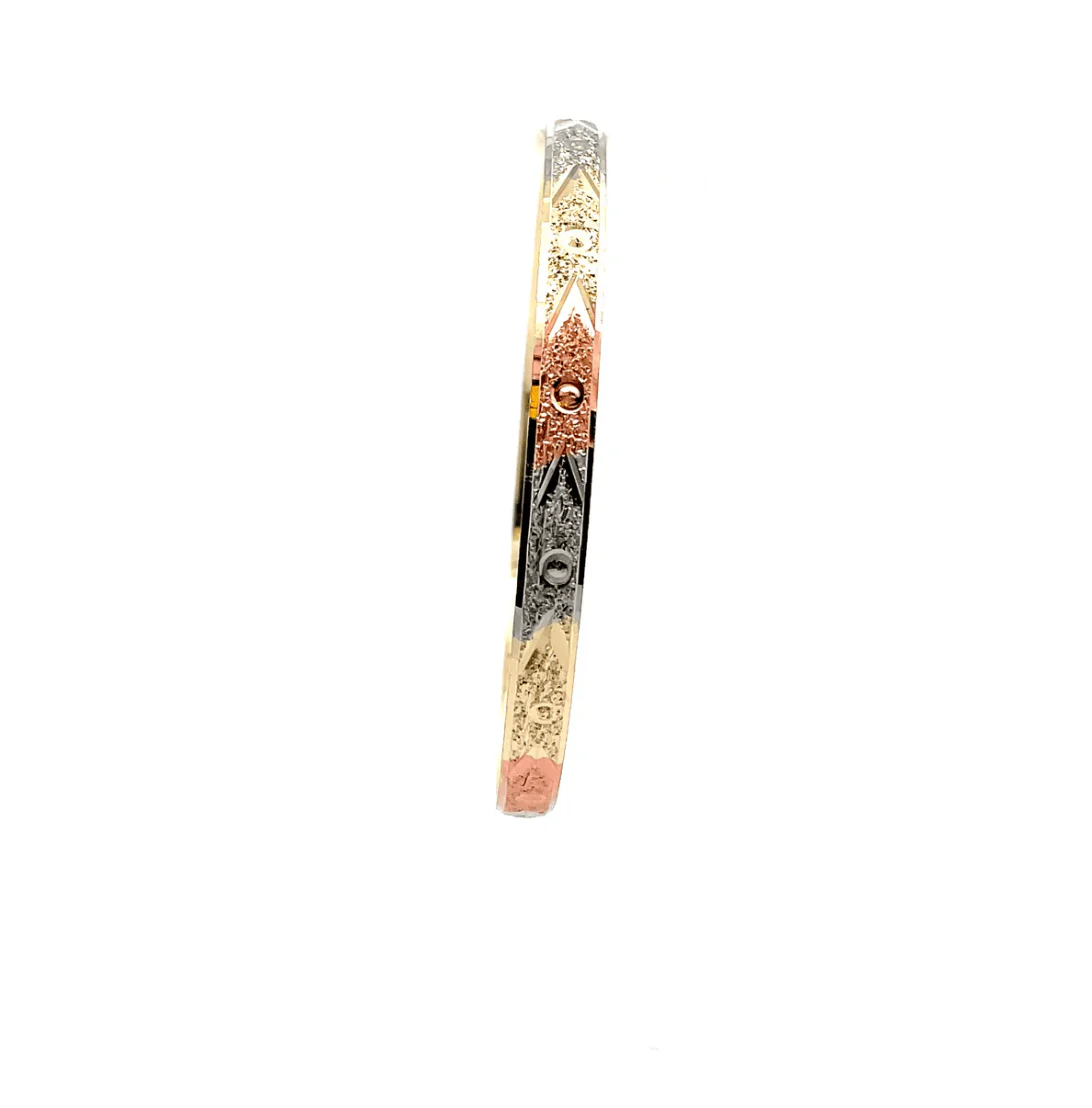 The One Jewelry 14k Indian Bangle Bracelet - Image 22
