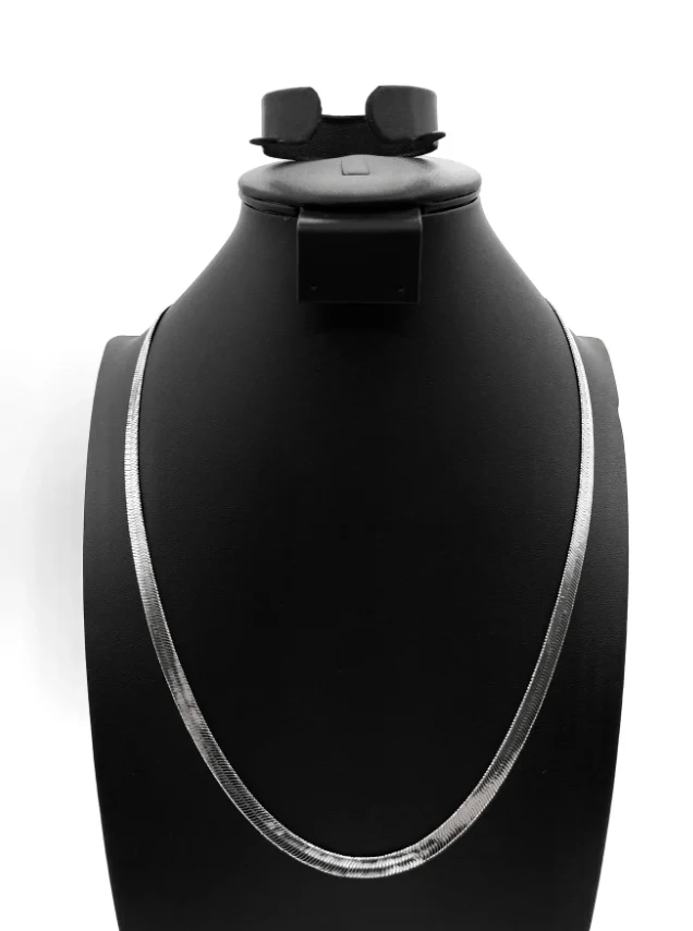 The One Jewelry 14K Rope Chain Necklace - Silver - Image 4
